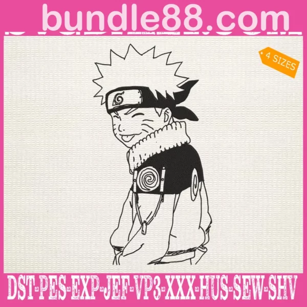 Naruto Embroidery Design