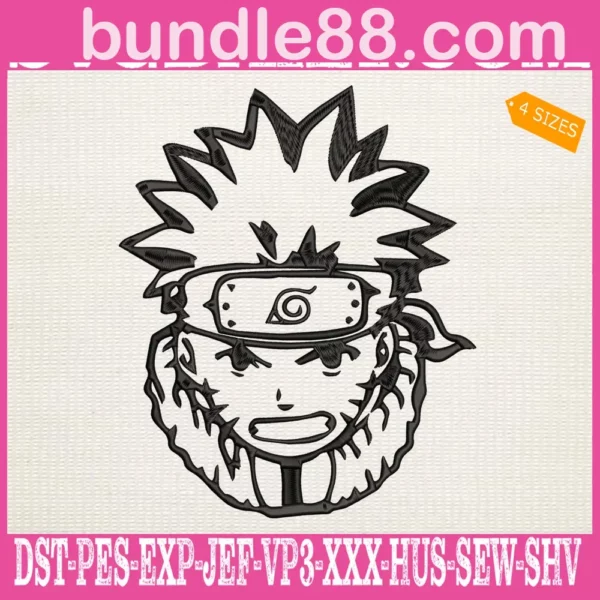 Naruto Anime Embroidery Design