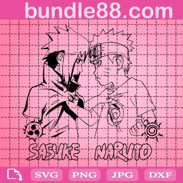 Naruto Vs Sasuke Svg