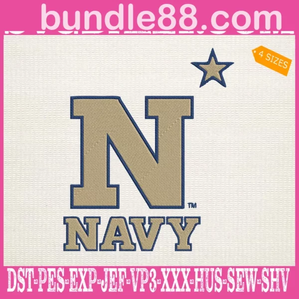 Navy Midshipmen Embroidery Machine