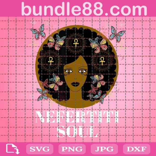 Nefertiti Svg, Ancient Egypt Nefertiti Queen Svg