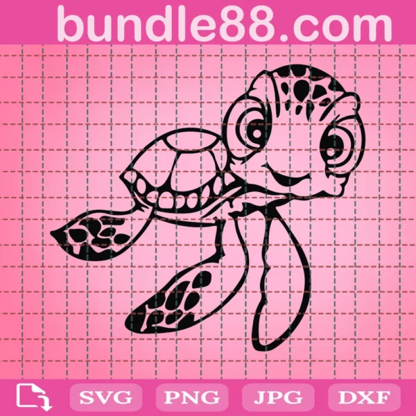 Nemo Squirt Svg Baby Squirt Svg Squirt Svg Little Turtle Svg