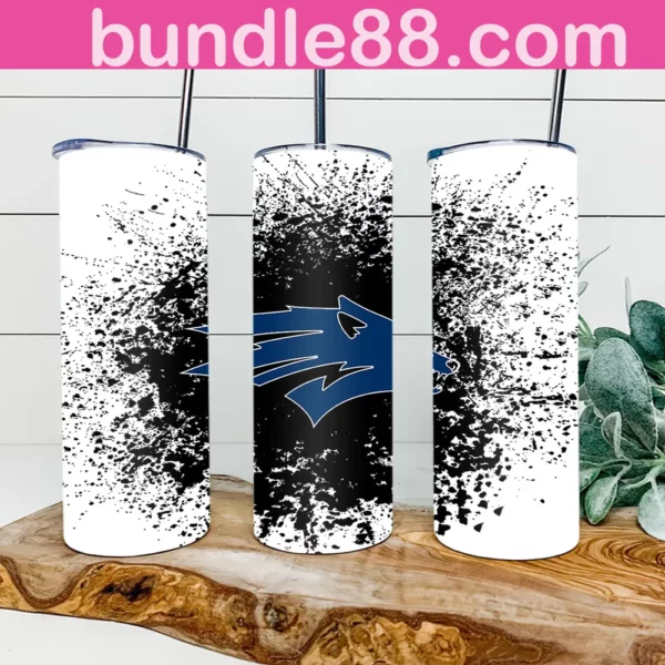 Nevada Wolf Pack Football 20oz Skinny Tumbler