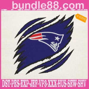 New England Patriots Embroidery Design