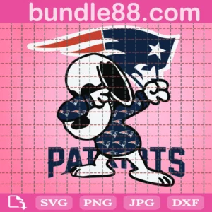 New England Patriots Snoopy Svg