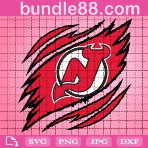 New Jersey Devils Claws Svg