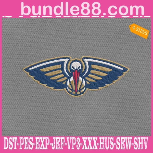 New Orleans Pelicans Embroidery Machine