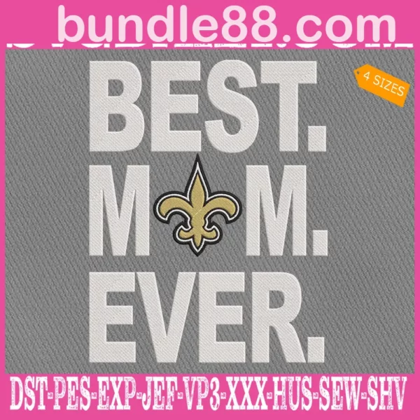 New Orleans Saints Embroidery Files