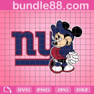 New York Giants Disney Minnie Football Team Clipart Disney