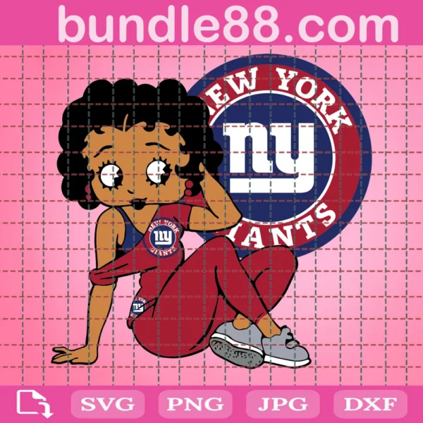 New York Giants Girl Svg Bundle