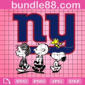 New York Giants Snoopy The Peanuts Svg