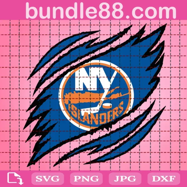 New York Islanders Claws Svg