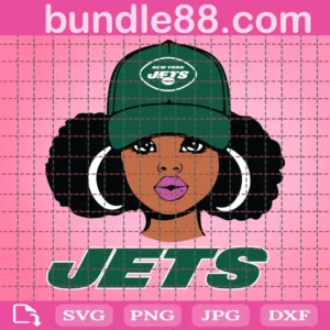 New York Jets Cheerleader Football Svg Files