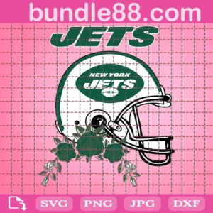 New York Jets, Embroidery Design With Instant Download Online