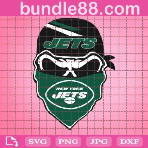 New York Jets Skull Football Svg Files