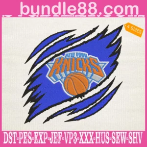 New York Knicks Embroidery Design