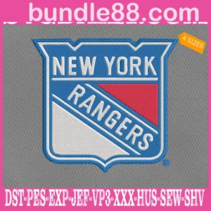 New York Rangers Embroidery Files