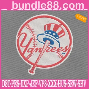 New York Yankees Logo Embroidery Machine