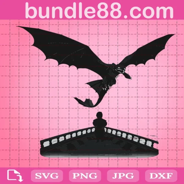 Night Fury Svg, How To Train Your Dragon Svg