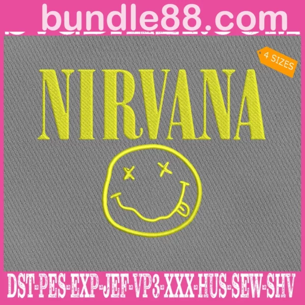 Nirvana Embroidery Design