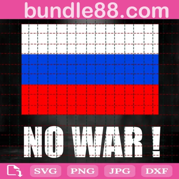 No War Svg, Stop War In Ukraine Svg