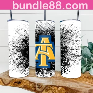 North Carolina A&T Aggies 20oz Skinny Tumbler