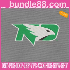 North Dakota Fighting Hawks Embroidery Files