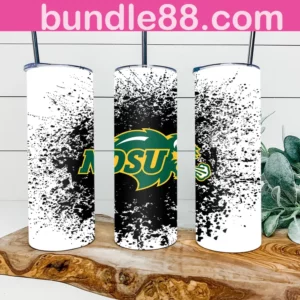 North Dakota State Bison 20oz Skinny Tumbler