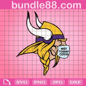 Not Covid Today, Vikings Football Svg