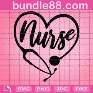 Nurse Life Svg, Stethoscope Svg