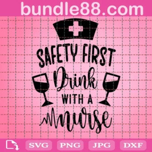Nurse Svg, Drinking Nurse Svg