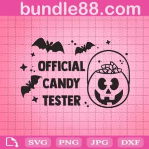 Official Candy Tester Svg