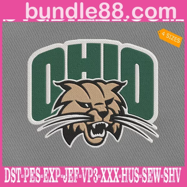 Ohio Bobcats Embroidery Machine