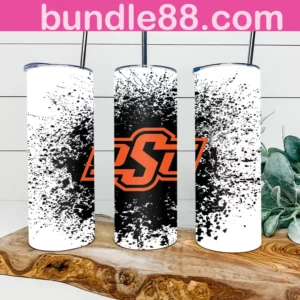 Oklahoma State Cowboys Football 20oz Skinny Tumbler