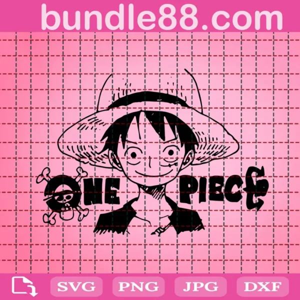 One Piece Luffy Svg