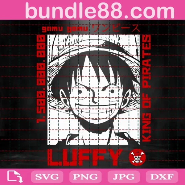 One Piece Monkey D. Luffy Svg