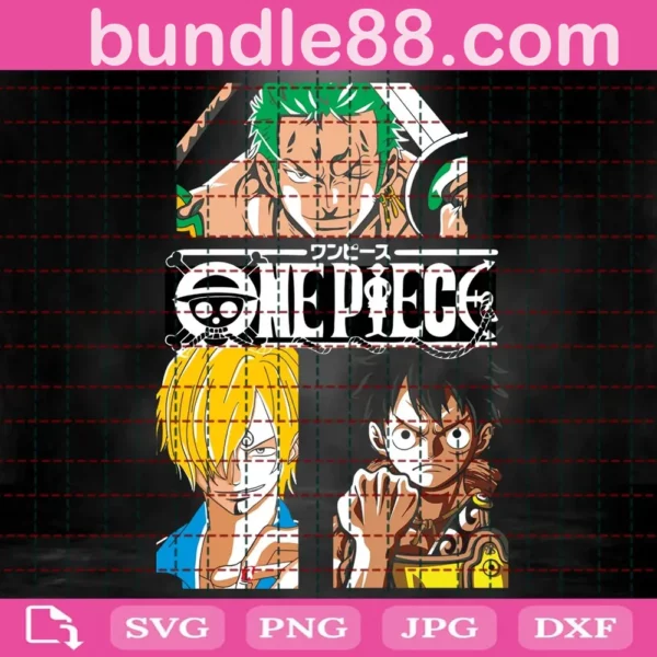 One Piece Svg, Anime Svg