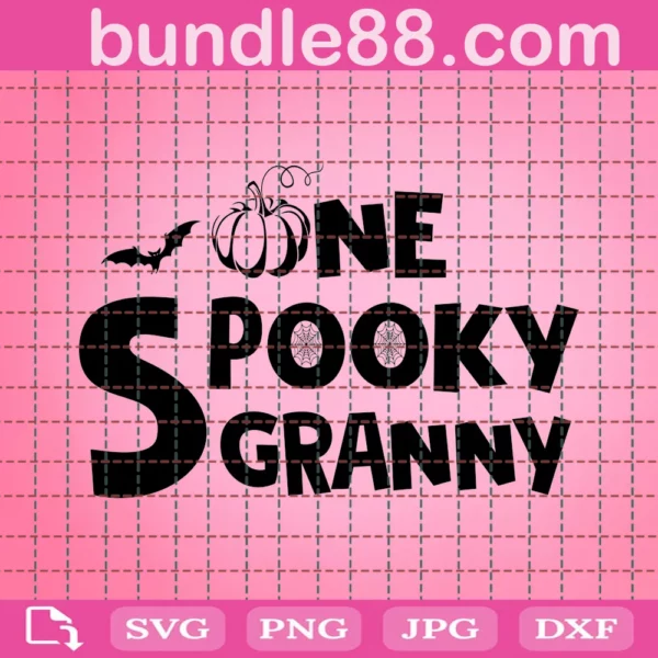 One Spooky Granny Svg