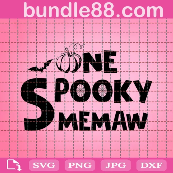 One Spooky Memaw Svg