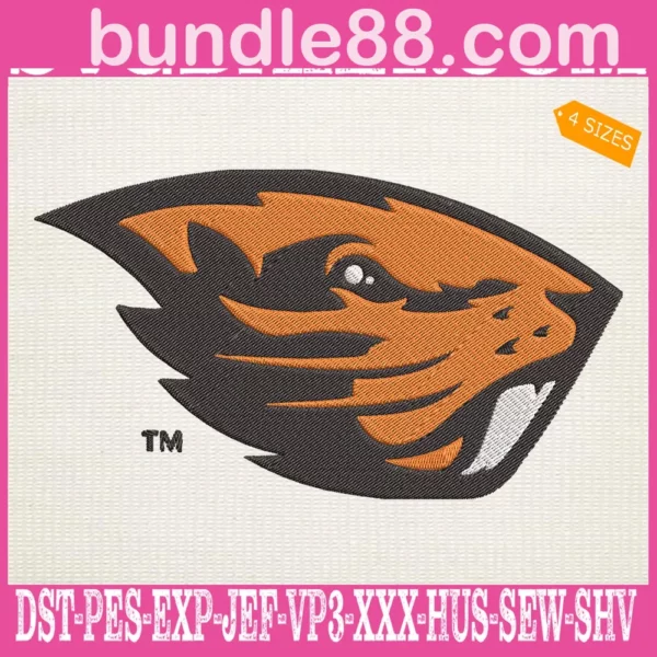 Oregon State Beavers Embroidery Machine