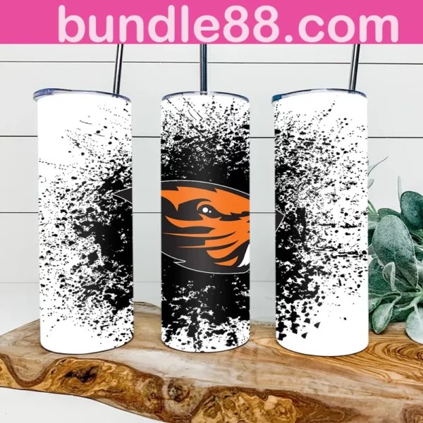 Oregon State Beavers Football 20oz Skinny Tumbler