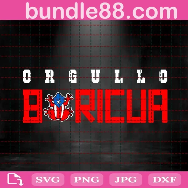 Orgullo Boricua Svg