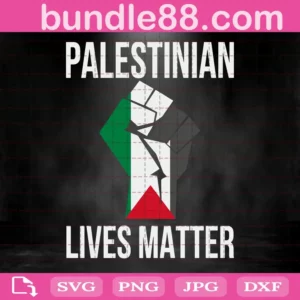 Palestinian Lives Matter Svg