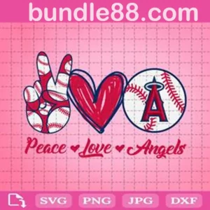 Peace Love Angels Svg