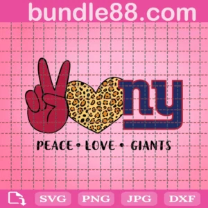 Peace Love Giants Svg