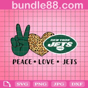 Peace Love Jets Svg