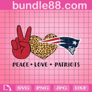 Peace Love Patriots Svg