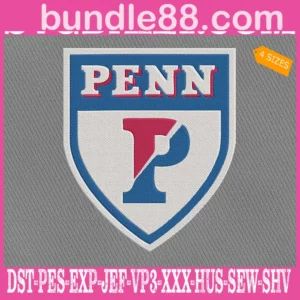 Penn Quakers Embroidery Files