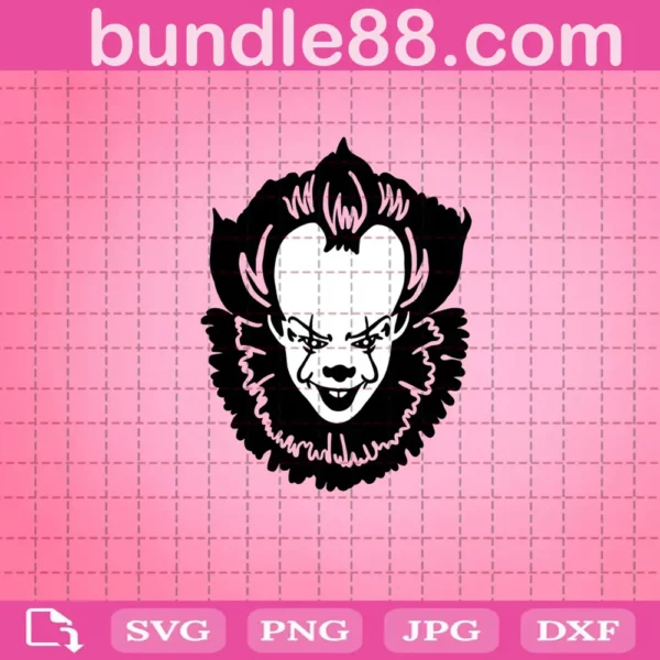 Pennywise Clown Svg
