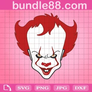Pennywise Svg, Horror Clown Svg